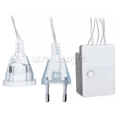 Электрогирлянда светодиодная Бахрома, 6*0,7м, 192 лампы, синий