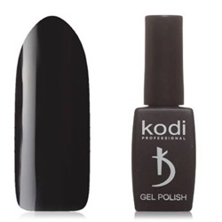 Kodi Гель-лак черный, без перламутра и блесток, плотный, 8 мл 11842