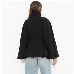 Жакет‑кейп на подкладе, Дикое притяжение (с поясом)