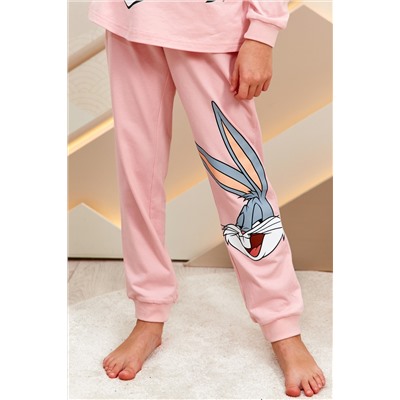 Пижама д/дев Juno AW21GJ540 Looney Tunes розовый
