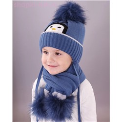 03-60-D Комплект детский (шапка+шарф) (48-50)