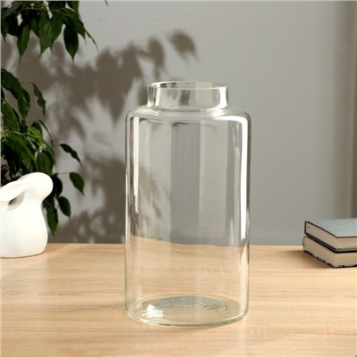 Ваза «Дени», d=10 см, 30×16 см, стекло, прозрачная