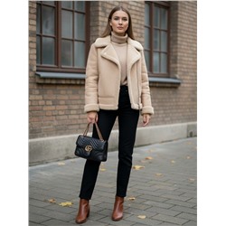 Джинсы МОМ на флисе