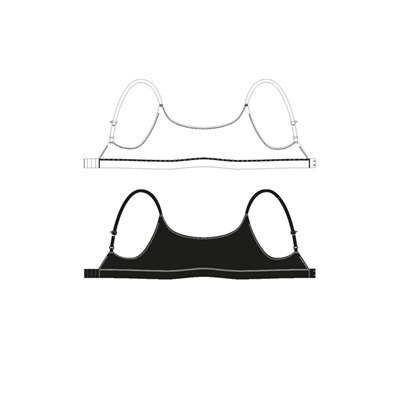 Бюстгальтер трикотажный для девочек, 2 шт в комплекте