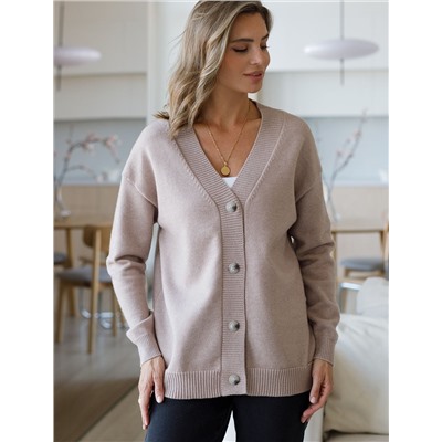 Кардиган из пряжи с кашемиром