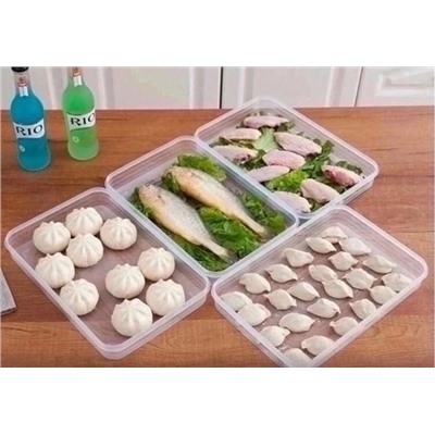 Контейнер- Поднос для заморозки пельменей и полуфабрикатов с крышкой #23046191