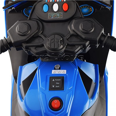 Детский электромотоцикл ROCKET "Байк",1 мотор 20 ВТ,синий