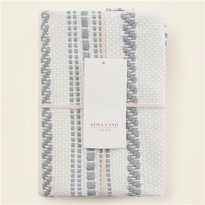 Наволочка декоративная с кисточками SL Home Line, 45×45 см, хлопок 100%, серая