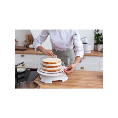 Лента ацетатная для обтяжки тортов Доляна, 40 мкр, 150 мм×10 м, прозрачная