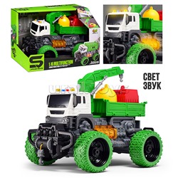 Машина "Мусорный гигант" 1:16 (свет, звук) в коробке (цвет зеленый)