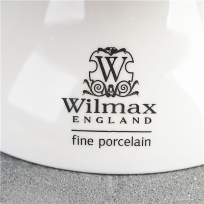 Ваза для фруктов Wilmax Olivia, 24×11.5 см, фарфор, белая