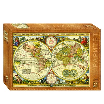 Пазлы 4000 "Историческая карта. 1657"