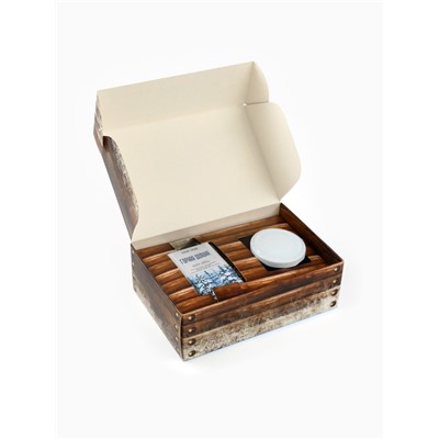 Подарочный набор новогодний «Тайны матушки зимы»: сбор трав 3 шт. × 20 г, варенье из сосновых шишек, 100 мл.