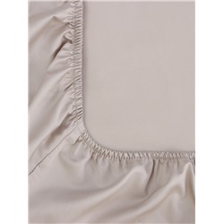 Простыня на резинке 1.5-спальная SL Home Steel, 140×200+30 см, сатин