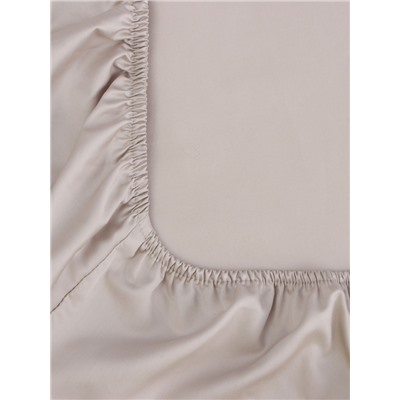 Простыня на резинке 1.5-спальная SL Home Steel, 140×200+30 см, сатин