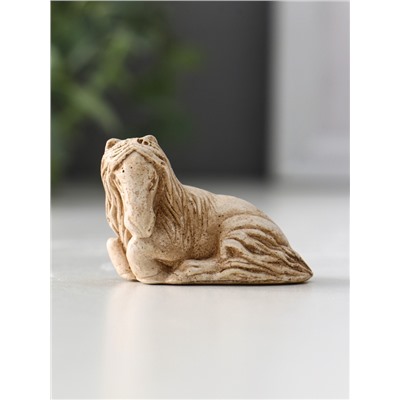 Фигурка-нэцкэ «Лошадь лежит», 3.5×4.5×3 см, слоновая кость