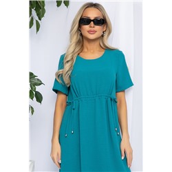 Платье Цветы Лета (морская волна) П13056-18М