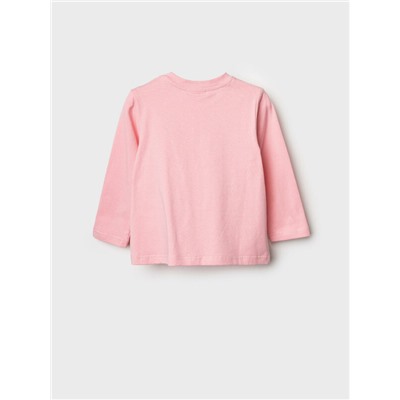 Джемпер детский трикотажный для девочек (футболка с длинными рукавами)