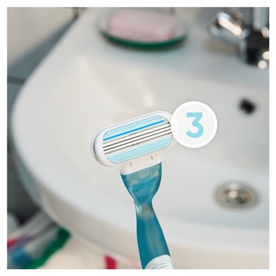 Сменные кассеты Gillette Venus, 3 лезвия, 4 шт.