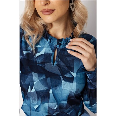 Блузка женская  7053/28/Голубой, синий