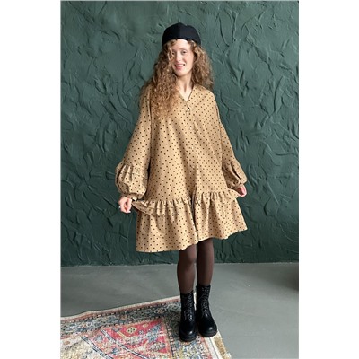 Платье женское  COSY076/02/Бежевый, черный