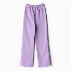 Брюки для девочки MINAKU, лавандовые, рост 146 см