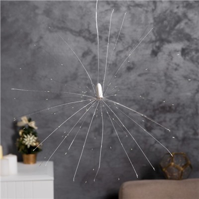 Фигура светодиодная «Салют», от батареек ААx4, 120 LED, свечение белое