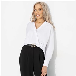 Рубашка хлопковая, На моих условиях (белая)