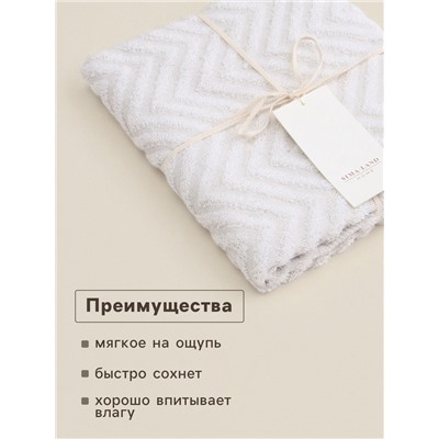 Полотенце махровое SL HOME: Geometry «Коста», 50×90 см