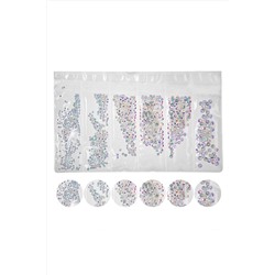 Nail Art Набор страз для ногтей, прозрачный KRISTALLER, 1107758