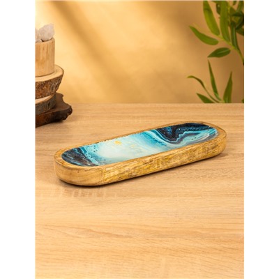 Подставка под благовония «Лазурь», 28×10×3 см, манговое дерево