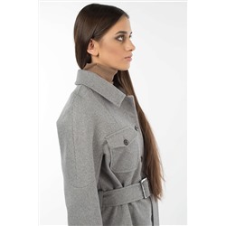 01-10466 Пальто женское демисезонное (пояс)