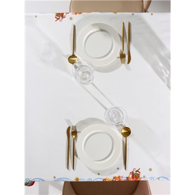 УЦЕНКА Скатерть Этель "Новогодняя сказка" 150х220см +/-3см с ГМВО, хл100%