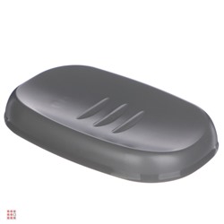 Мыльница "Scandi" 130х80х20 мм, серый