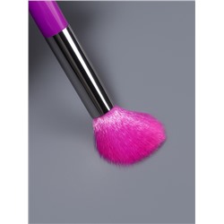 Набор кистей для макияжа COLOR POWER, 8 шт., чехол, фиолетовый