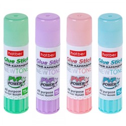 Клей-карандаш 15 гр ПВП (PVP) "НЬЮТОН/NEWtone" (067211) Хатбер