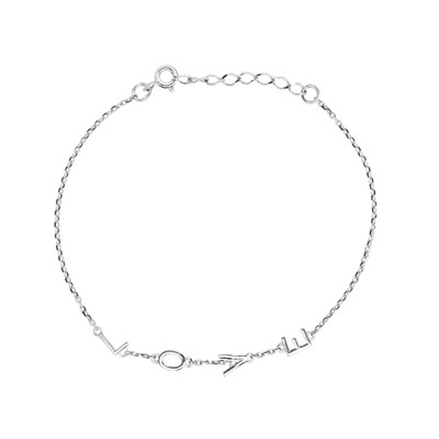 Браслет из серебра без вставки, В10-1056