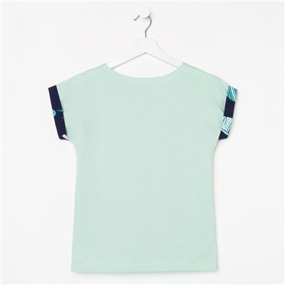 Футболка домашняя с карманом женская KAFTAN Tropical dream, размер 40-42