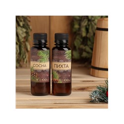 Новогодний набор ароматизаторов «Новогодняя посылочка», сосна, пихта, 2 шт. по 100 мл