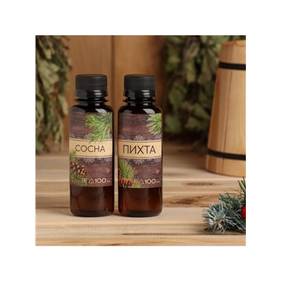 Новогодний набор ароматизаторов «Новогодняя посылочка», сосна, пихта, 2 шт. по 100 мл