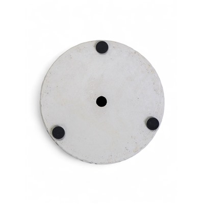 УЦЕНКА Горшок цветочный «Иллюзия» белый цилиндр №2, 2 л