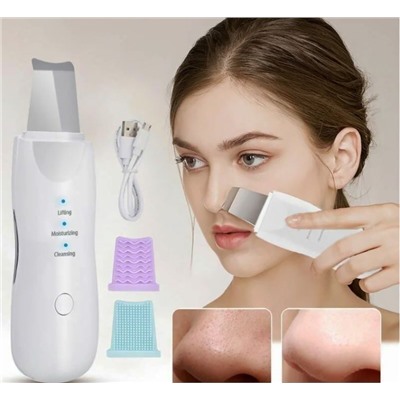 Ультразвуковой аппарат для чистка лица,белый