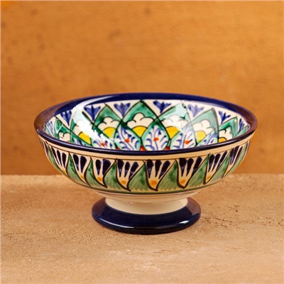 Конфетница узбекская Риштанская Керамика, 12×6 см, МИКС