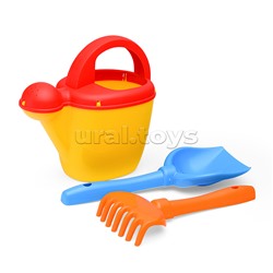 Набор Disney «Хранитель Лев» №7: ведро с наклейкой, лопатка №5, грабельки №5, лейка №10