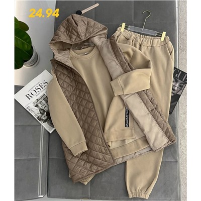 Утеплённые костюмы Тройка