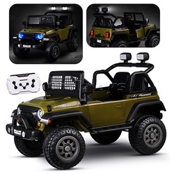 Электромобиль детский "Городской внедорожник" (цвет зеленый)