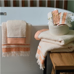 Полотенце махровое Love Life «Бриз» 70×120 см, оранжевый, 100% хл, 500 г/м²