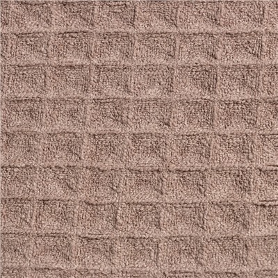 Набор для бани и ванной Этель «Вафля» полотенце 70×140 см+чалма 21×25 см, цв.коричневый