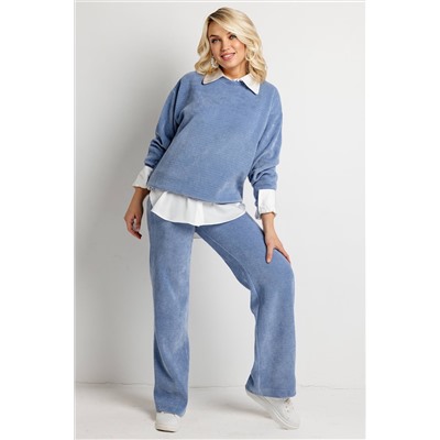 Блузка женская  4465В/08/Джинсовый