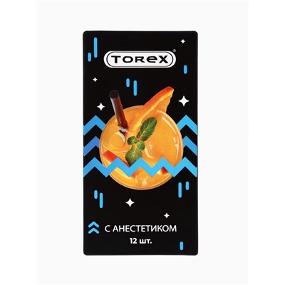 Презервативы Torex, продлевающие, с бензокаином, 12 шт.